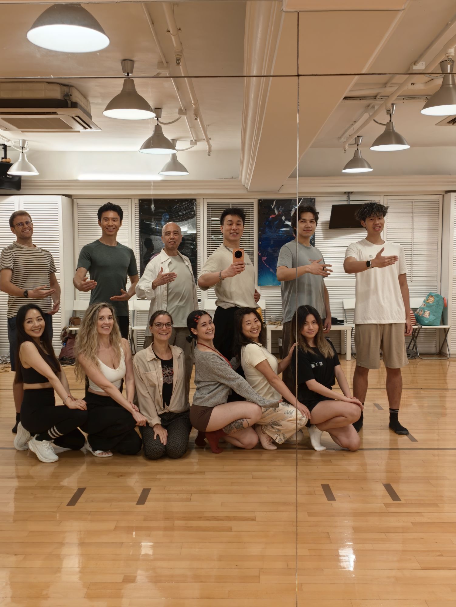 Bachata foundation training session